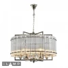 P9503-6 NIC Подвесная люстра iLamp Silverstone P9503-6 NIC (220V, на цепи, круглые)