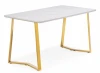 572188 Керамический стол Селена 180 (Селена 1 180х90х77 белый мрамор / золото) Notta арт.572188