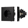 054079 Механизм электрической розетки SCT-TENDO-MEU1-PL-BK (230V, 16A) (Arlight, Черный) 054079