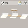 03359-0.3-06 WH+WOOD Потолочная люстра на штанге светодиодная Reluce 03359-0.3-06 WH+WOOD (220V)