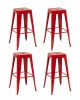 УТ000042399 Стул барный TOLIX красный глянцевый KD 4 шт. Stool Group УТ000042399