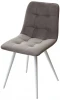 461MC04059 Стул CHILLI-Q графит #14, велюр / белый каркас
