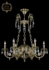 31.44.6.KR175SP.250IT.G.Sp.Clear.1B Подвесная люстра с хрустальными подвесками Art Classic 31.44 31.44.6.KR175SP.250IT.G.Sp.Clear.1B