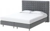 1927480 PROxSON Кровать Tallinn Boxspring Lift (Ткань: Велюр Monopoly Британский серый (996)) 200x200