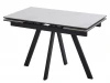 480M06089 Стол НЕО-2 115 цвет MATTE БЕЛЫЙ МРАМОР, керамика / Черный каркас M-City 64713