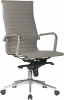 101F-LMR CLARK, цвет сиденья серый Офисное кресло для руководителей CLARK (серый)