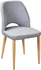 4101230h_ГрейНДуб Стул Ledger Грей/Натуральный Дуб R-Home арт.4101230h_ГрейНДуб