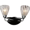 405-02-61CWB chrome + white crack + black crack Бра N-Light 405 405-02-61CWB chrome + white crack black