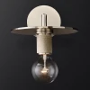 44.55 Бра Rh Utilitaire Knurled Disk Shade Sconce Silver ImperiumLoft 44,55 (123283-22)