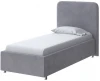 2024788 PROxSON Кровать Олаф (Ткань: Велюр Teddy Мокрый асфальт) 80x200