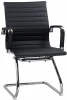 102N-LMR CODY, цвет сиденья черный, цвет основания хромированная сталь Офисное кресло для посетителей CODY (чёрный)