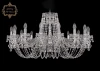 11.26.16.360.Cr.B Подвесная большая люстра Art Classic 11.26 11.26.16.360.Cr.B (220V, хрусталь, на цепи, подсвечник, свеча)