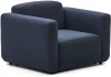 157101 Neom Модульное кресло синего цвета La Forma (ex Julia Grup) арт.157101