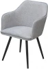670M05787 Стул FORT 360 град. поворот. NS10 Серый, букле / черный каркас, М-City