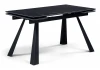 621200 Кухонный стол Woodville Маунт 140x80 черный мрамор / черный