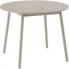 101564 Стол Раунд D100, Стекло, Капучино, МАМАДОМА