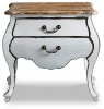 FL-4016 white F2 Тумба прикроватная FL-4016 белый F2