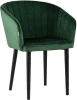 УТ000025254 Стул с подлокотниками Stool Group Нейтон велюр зеленый УТ000025254