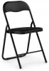 15477 Стул Woodville на металлокаркасе Fold 1 складной black / black 15477