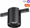 359517 Трековый Wi-Fi низковольтный светильник Novotech SHINO FLUM 359517 черный диммир. со сменой цв.температуры, Tuya Smart Life IP20 LED 10W 48V 3000-6000K (управление смартфоном, умный дом - Алиса, Smart Life, круглые)