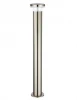 HL215L (076-002-0006) Столб уличный светодиодный Horoz Mimoza, 1 плафон, никель с прозрачным