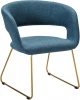 410131125h_blueart Кресло Hugs синий/Линк золото R-Home арт.410131125h_blueart