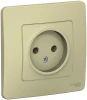 BLNRS000017 Розетка встраиваемая без заземления (бежевый) Systeme Electric Blanca BLNRS000017