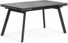 612198 Кухонный стол Норман Notta (Металл,Керамика/Серый,Черный) арт.612198