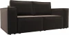 121874 Диван прямой Куба мини (Коричневый/Велюр) Лига Диванов арт.121874