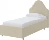 1915624 PROxSON Кровать Эльза (Ткань: Велюр Forest 726 Светло-бежевый) 90x190