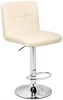 15498 Барный стул Woodville Paskal beige / chrome 15498