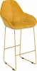 4101198h_ЖёлтЗолот_БАР Стул бар Kent Желт/Линк Золото R-Home арт.4101198h_ЖелтЗолот_БАР