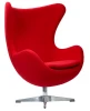 FR 0259 Кресло EGG CHAIR красный кашемир