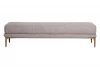 PRIMA-Б160-Natur-KOR Банкетка Прима(Prima) 160 на метал опорах коричневая 40*160*40см Garda Decor PRIMA-Б160-Natur-KOR