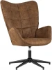УТ000005619 Кресло Ирис вращающееся коричневое