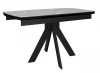 00-00074485 Стол DikLine DKU120 Керамика Серый мрамор/подстолье черное/опоры черные (2 уп.) арт.00-00074485