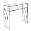 2061-CS clear Консольный стол AllConsoles 2061-CS clear зеркальный хром
