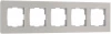 W0053117 Рамка на 5 постов (дымчатый) Werkel W0053117