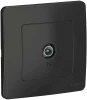 BLNTS000016 ТВ-розетка встраиваемая оконечная (антрацит) Systeme Electric Blanca BLNTS000016