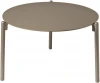39AR-STOL-T241 CH Стол журнальный уличн."Атмосфера"(M) шампань d65*38,5см Garda Decor арт.39AR-STOL-T241 CH