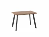 102149 Стол -110 Дуб Веллингтон/черный МАМАДОМА Борг 102149