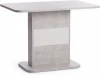 18993 Стол обеденный SMART ЛДСП, 105-140х68,6х75 см, Белый бетон/Белый Tetchair 18993