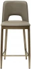 163YH-16574 163YH-16574 Стул барный экокожа бежевый+бронза 43*46*93см Garda Decor