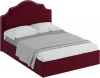 331445 Кровать Queen Victoria Lux ОГОГО (арт.331445), (Ткань/Красный)