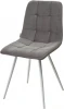 461MC04566 Стул UNO 25 СВЕТЛО-СЕРЫЙ #26, велюр / БЕЛЫЙ