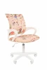 CHAIRMAN Kids 103 LT белый пластик Кресло Chairman Kids 103 Россия ткань принцессы LT