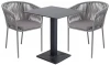 KC2T-3-SET1 multicolor-1 "Каффе" обеденная группа на 2 персоны, цвет "серый гранит" 4SIS арт.УТ-00002210