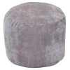 4013201 Пуфик Dreambag Круг Серый Микровельвет (Классический) 4013201