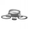 A9228PL-6WH Потолочная люстра Arte Lamp Nastro A9228PL-6WH
