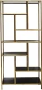 46AS-SH1452-GOLD 46AS-SH1452-GOLD Стеллаж золотистый/темн.ст. 80*35*180см Garda Decor